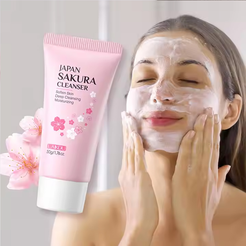 LAIKOU Sakura Cleanser Gentle  - огляд і ціна Salicylic Acid Cleanser