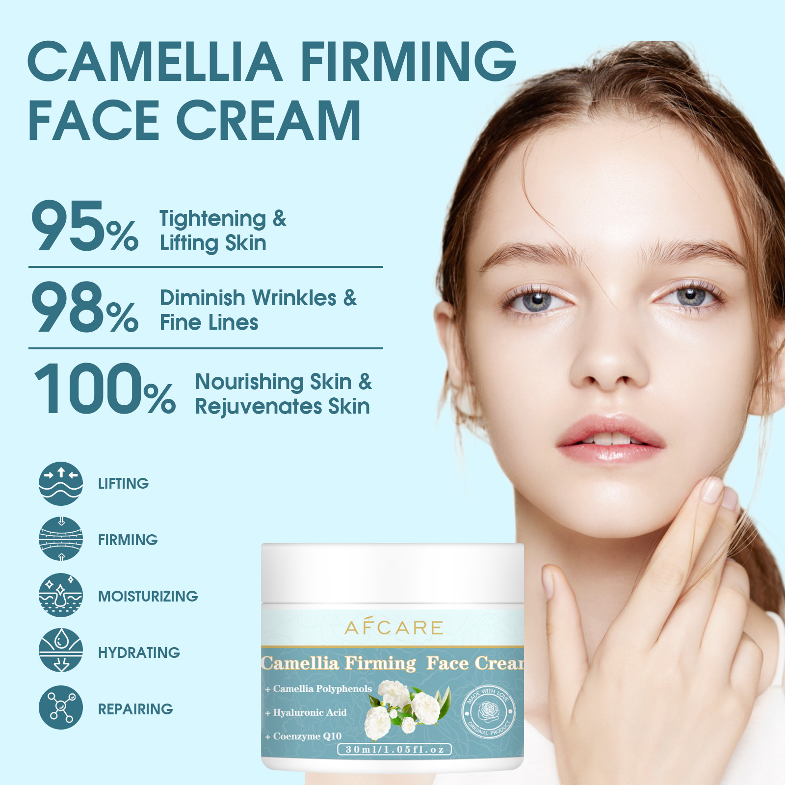 Camellia Firming Face Cream An - огляд і ціна Coenzyme Q10 Cream