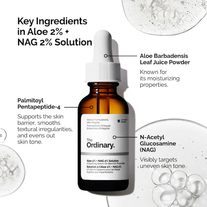 Aloe 2% + NAG 2% Solution Seru - огляд і ціна Aha Bha Exfoliant