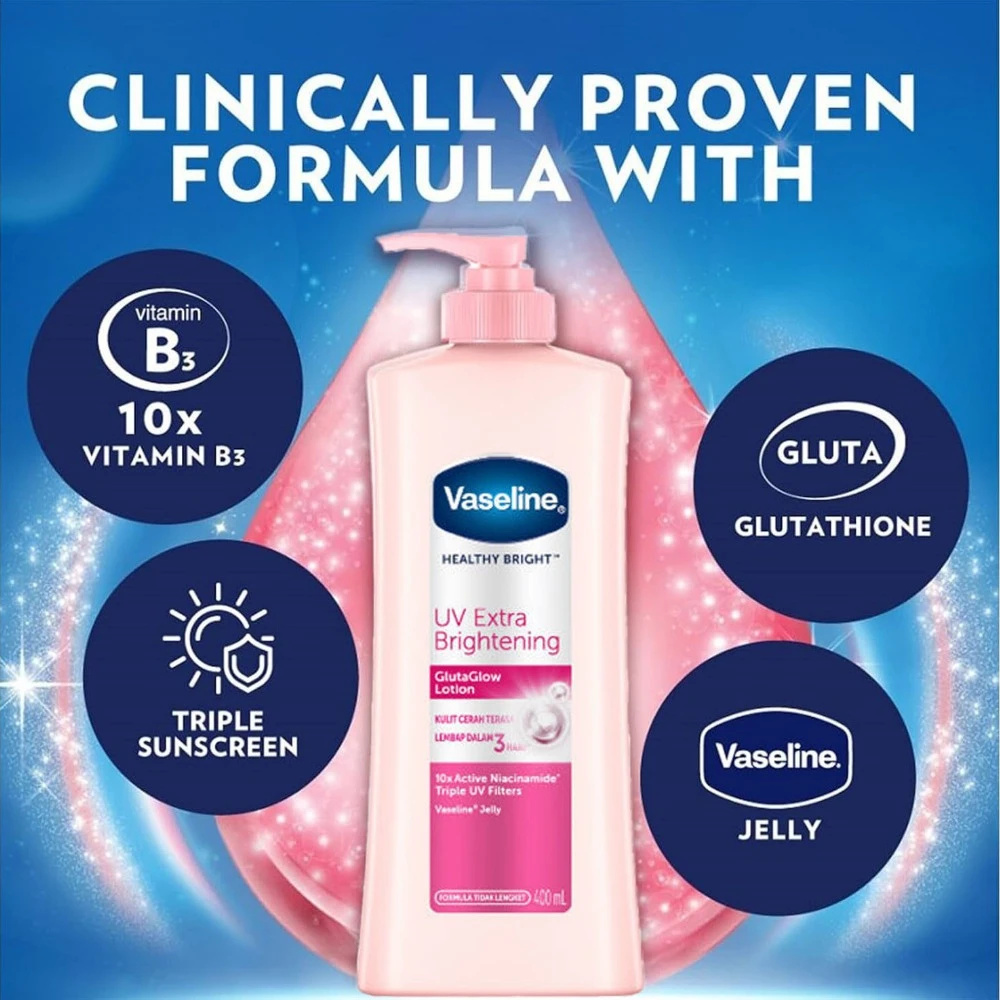 Vaseline Niacinamide Body Loti - огляд і ціна Aha Bha Exfoliant