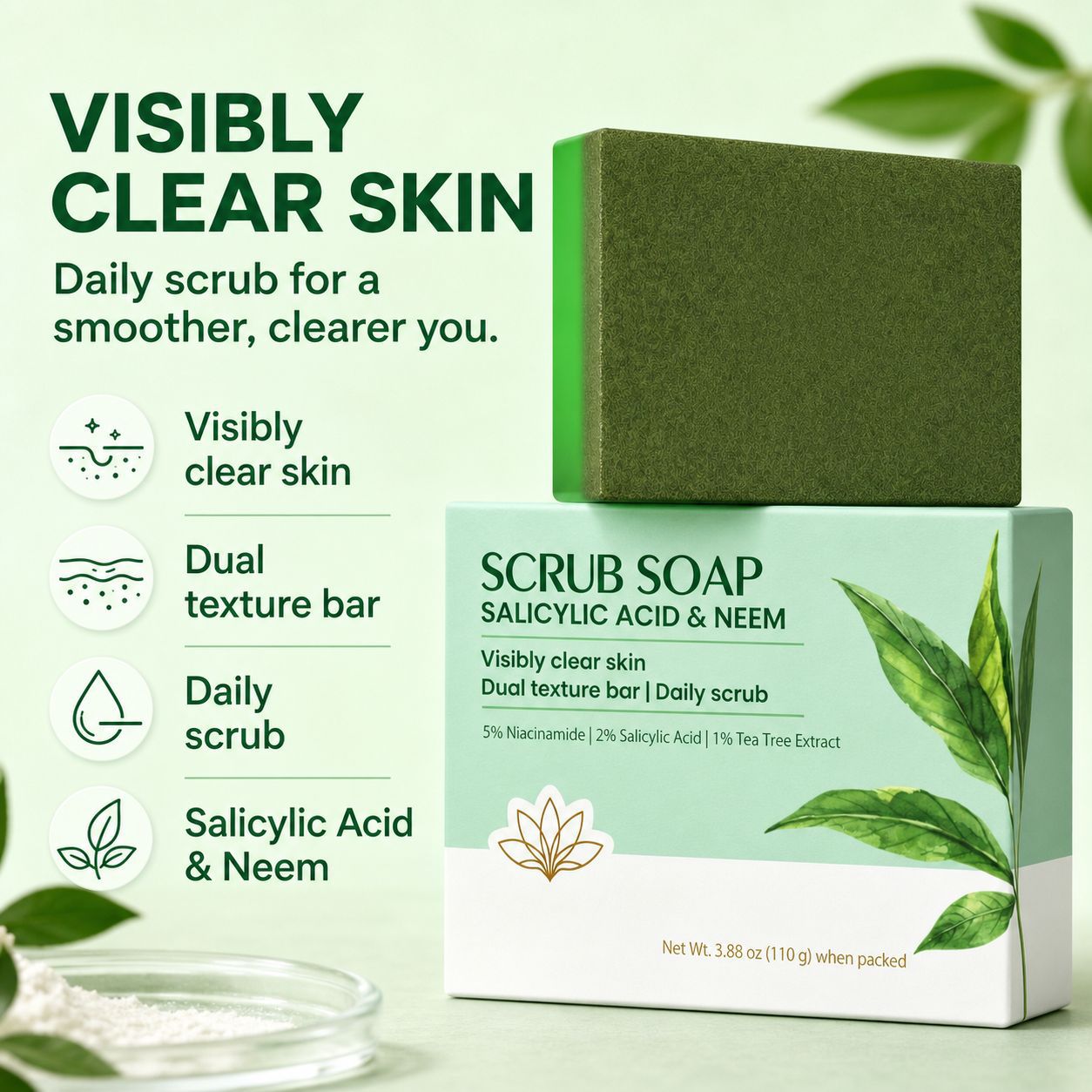 Scrub Bar Soap | Salicylic Aci - огляд і ціна Salicylic Acid Cleanser