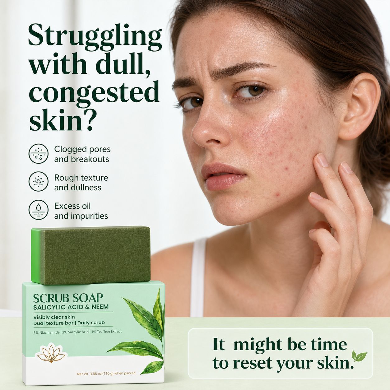 Scrub Bar Soap | Salicylic Aci - огляд і ціна Salicylic Acid Cleanser