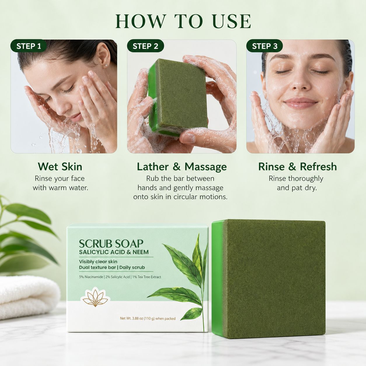 Scrub Bar Soap | Salicylic Aci - огляд і ціна Salicylic Acid Cleanser
