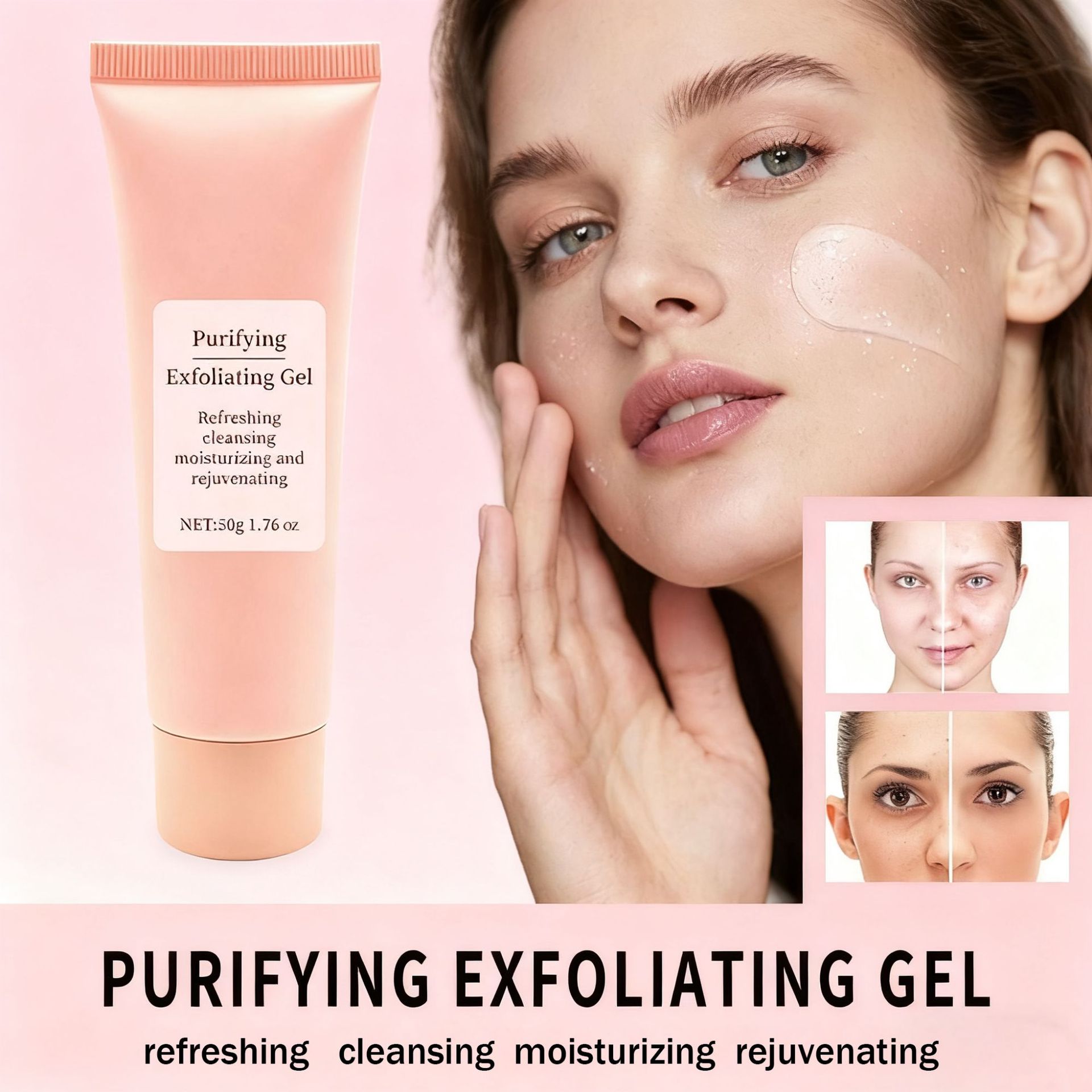 50g Face Exfoliating Gel Deep  - огляд і ціна Aha Bha Exfoliant