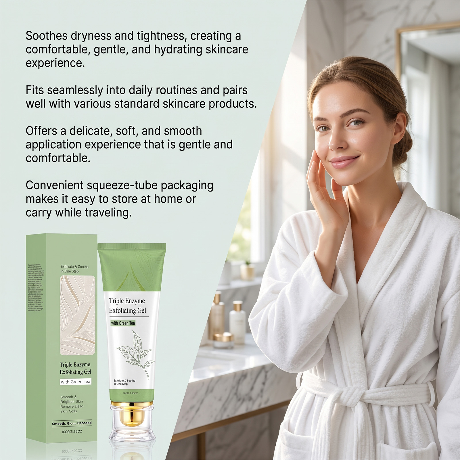 Green Tea Exfoliating Gel Deep - огляд і ціна Aha Bha Exfoliant