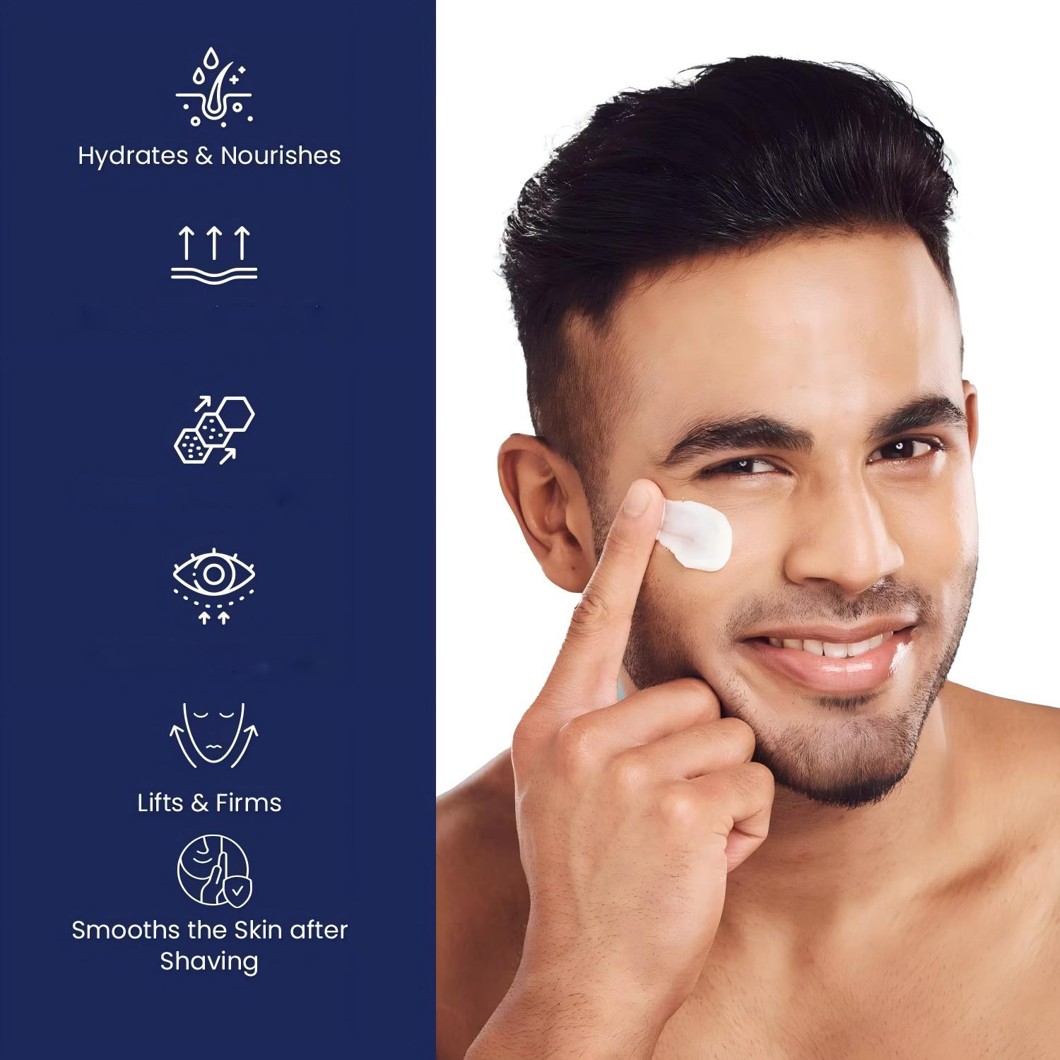 50ml 6-in-1 Men Facial Cream D - огляд і ціна Skincare Collagen